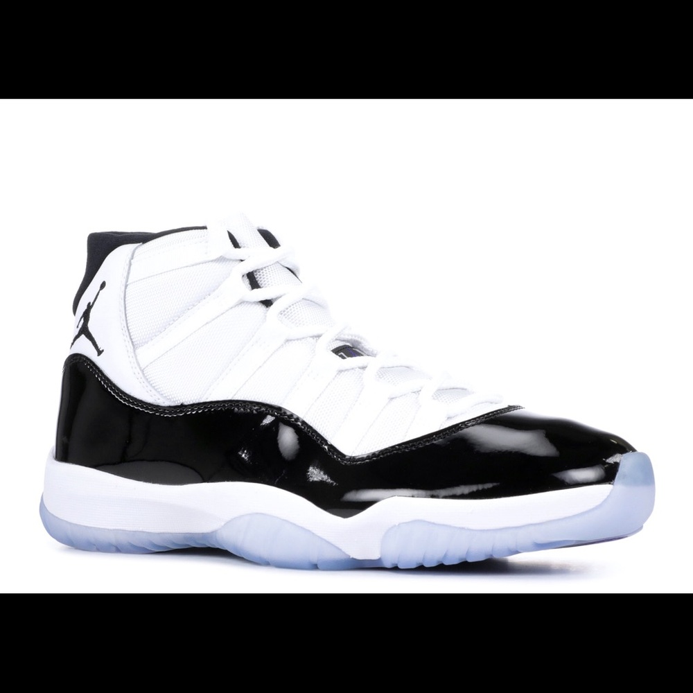 AIR JORDAN 11 RETRO "CONCORD 2018 RELEASE" - Picture 2 of 3